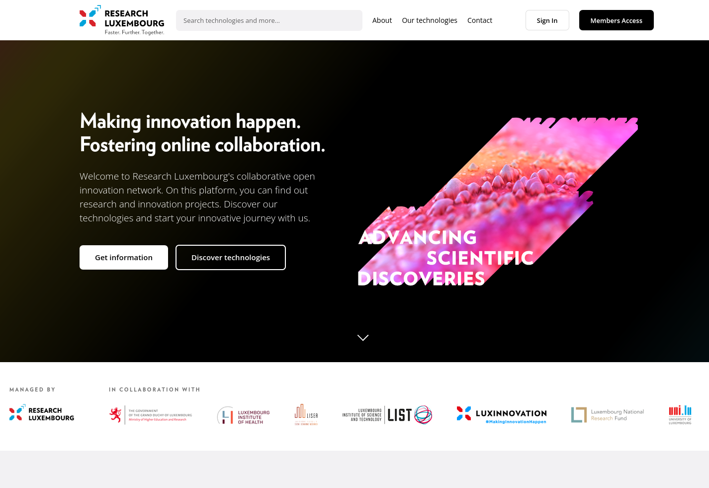 Research Luxembourg's collaborative open innovation network